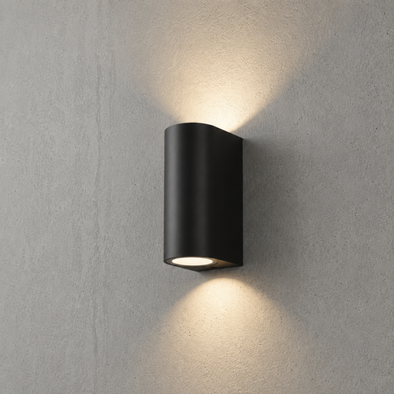 Aplique exterior Anto 2 luces GU10 IP54 negro