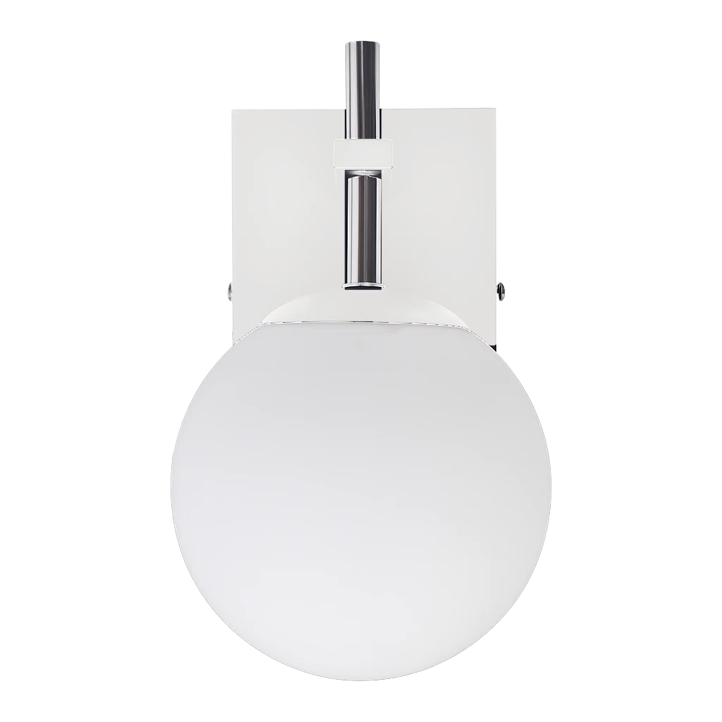 Aplique de pared Fiore G9 vidrio opal blanco