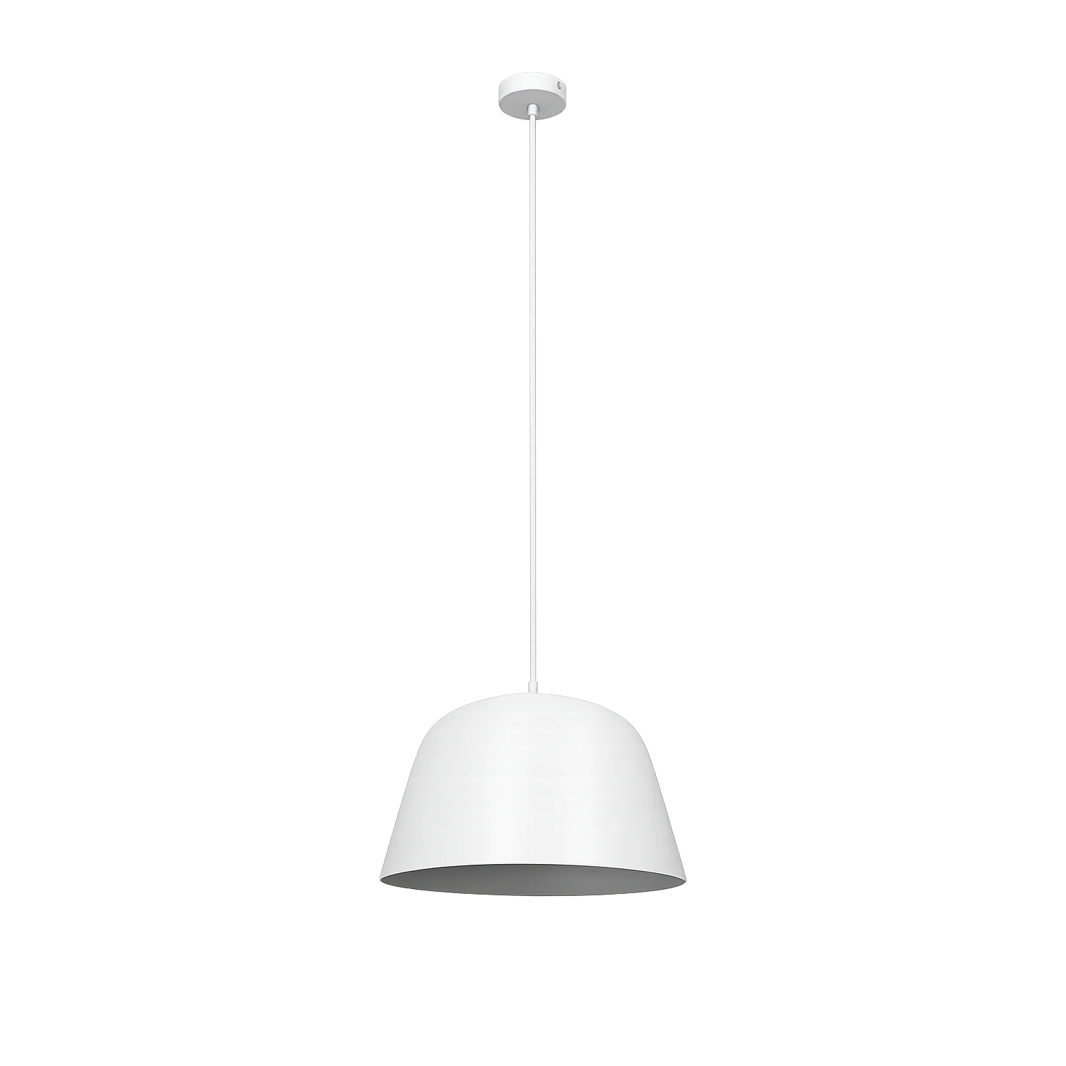 Lámpara colgante Piluso 40 cm E27 blanca